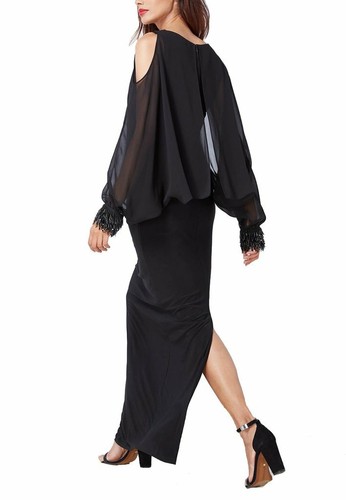 Issa black embellished dress - issa,