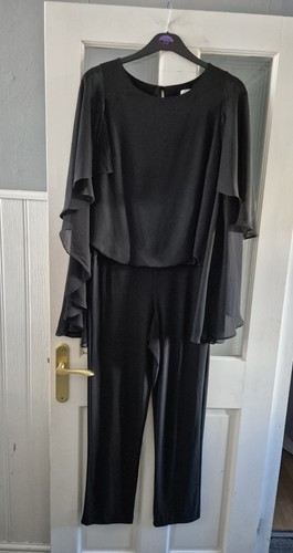 Issa london chiffon - cape, black