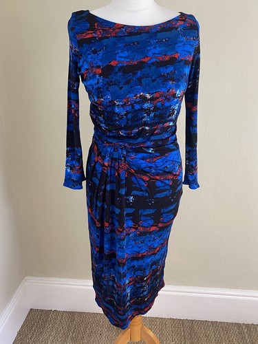 Issa blue black red - issa, patterned