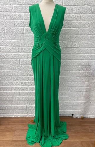 Issa london green deep neck - london, v