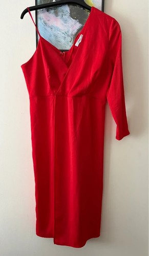 Issa london red asymmetrical - issa,