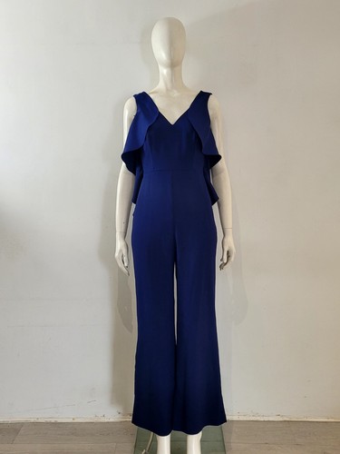 Issa london navy blue jumpsuit - london, navy-blue