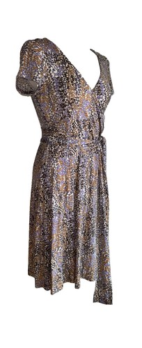 Issa dress white - dress, white-lilac-brown