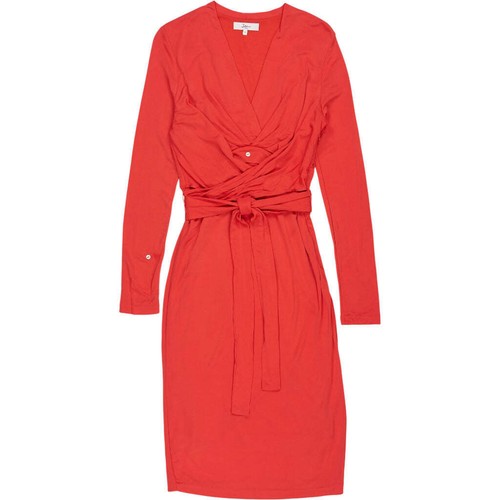 Issa red wrap - red, long