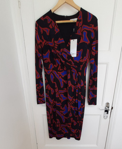 Bnwt patterned issa wrap - issa, dress