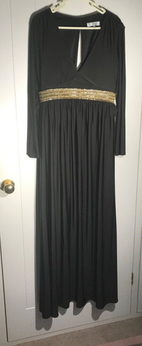 Issa women black maxi dress - black,