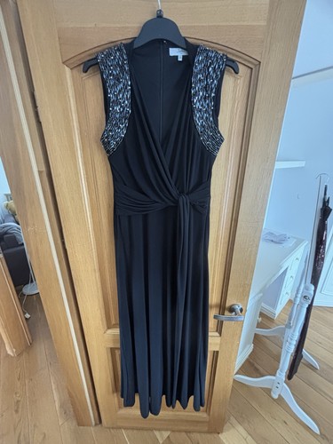 Issa london long - long, black